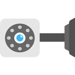 CCTV Flat Icon 