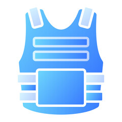 Obraz premium Bulletproof Vest Icon