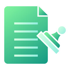 Fototapeta premium Agreement Icon