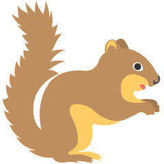 Squirrel Flat Icon