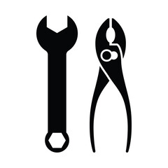 Craftsman tool icon. Technician tool sign and symbol.
