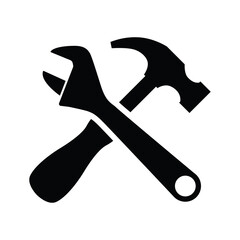 Craftsman tool icon. Technician tool sign and symbol.