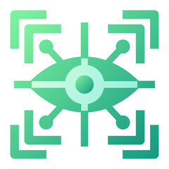 Fototapeta premium Eye Scan Icon