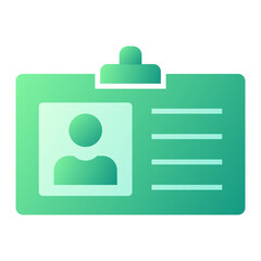 Obraz premium Library card Icon