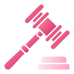 Obraz premium Gavel Icon