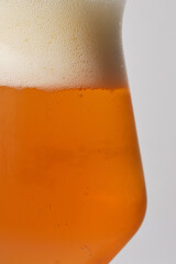 Closeup Pint Of Beer  Shoot in Studio