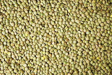 screensaver in the background with lentil grains close-up