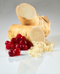 Meerettich mit Preiselbeeren