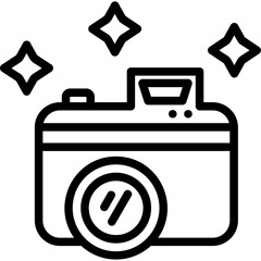 New Year Camera Icon