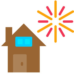 Home Fireworks Icon