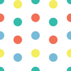 seamless pattern with circles. Vector illustration. seamless pattern. colorful background. circles. wallpaper polka dots