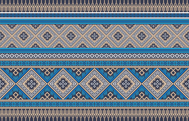 Ethnic geometric pattern design for background or wallpaper.