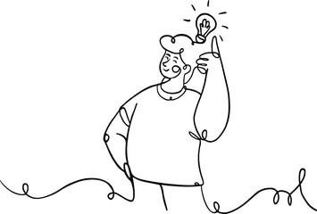 person have an big idea design thinking good idea