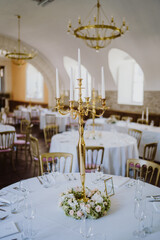 Table at a Wedding Dinner