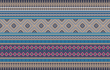 Ethnic geometric pattern design for background or wallpaper.
