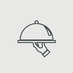 Serving food icon