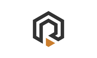 Letter R Logo Design, Modern Creative R Logo Template