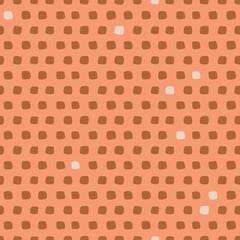 Organic Square Shapes Texture Vector Seamless Pattern