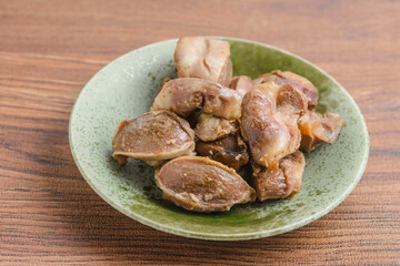 鶏の砂肝炒め