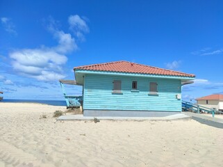 Cabane de Vielle Saint Girons, plage, les Landes, France