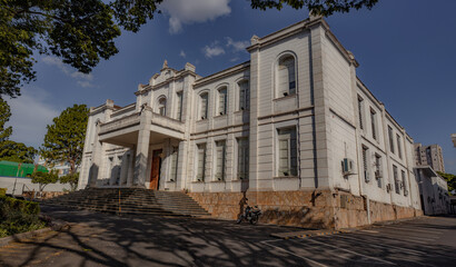 historic building of the UFTM public faculty of medicine, construction close to the city center of uberaba, in minas gerais, tourism, uberaba, minas gerais