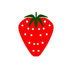 strawberry isolated on white background