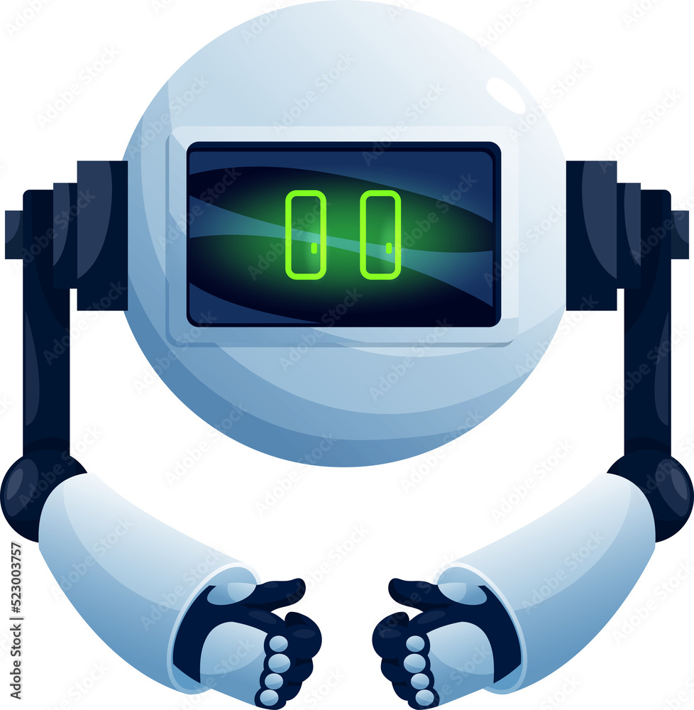 Poster chatbot virtual ai service support robot chat bot