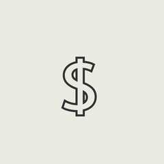 Dollar sign icon