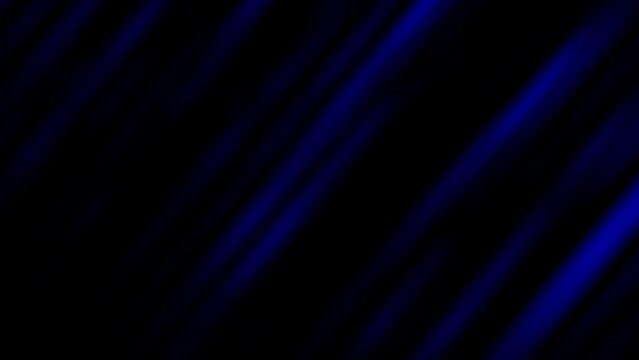 Background with moving glaring blue lines with radiance. Abstract dark background for your presentation