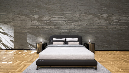 Interior Minimalismus Lifestyle Look - 3D Illustration