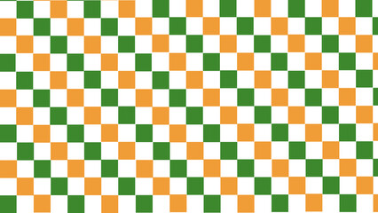 seamless pattern of squares in the colors of the Indian flag, sized for a YouTube thumbnail (1280 x 720 pixels), you can create a vibrant and patriotic design. Arrange the squares in a repeating grid