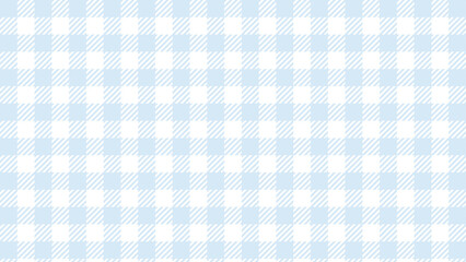 aesthetic pastel blue tartan, gingham, plaid, checkers, checkered pattern wallpaper illustration, perfect for banner, wallpaper, backdrop, postcard, background for your design