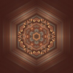 Abstract illusion background