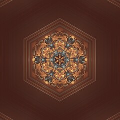 Abstract illusion background