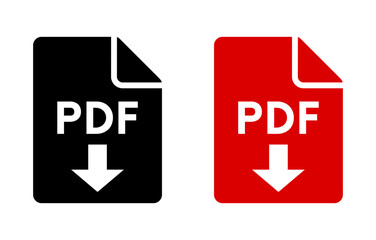 ikona pliku PDF - obrazy, fototapety, plakaty