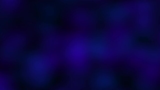 Background with moving blue spots. Abstract dark background for your presentation