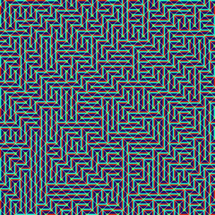 Fototapeta premium Color Rhombus tile tessellation pattern illustration