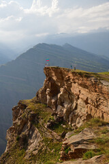 Fototapeta na wymiar Beautiful mountain landscape of Dagestan, Russia
