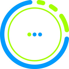 Load reboot circle bar, progress buffer or loader