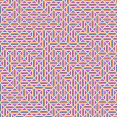 Color Rhombus tile tessellation pattern illustration