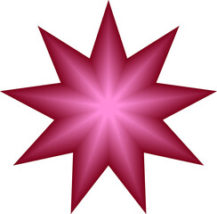 Star button festival badge label sticker price sale promotion advertising illustration png