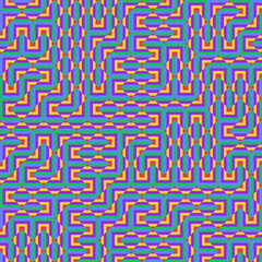 Color Rhombus tile tessellation pattern illustration