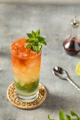 Boozy Refreshing Queens Park Swizzle