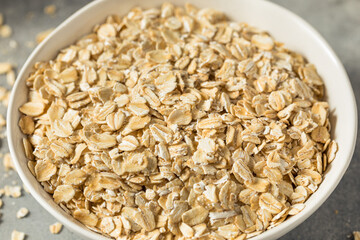 Dry Organic Rolled Oats Oatmeal