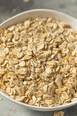 Dry Organic Rolled Oats Oatmeal