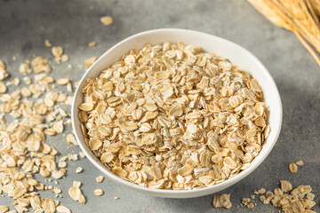 Dry Organic Rolled Oats Oatmeal