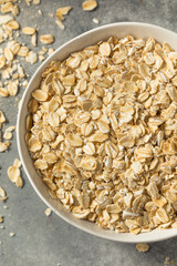 Dry Organic Rolled Oats Oatmeal