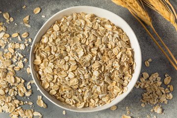 Dry Organic Rolled Oats Oatmeal