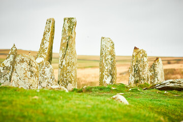 Cairn Holy Standing Stones Newton Stewart. Clyde Cairns resting place of Mythical Scottish King...