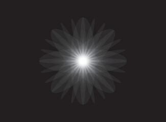 abstract light background. Vector bling light effect on a background. Shining sun, bright flash. flower. abstract light background. highlight